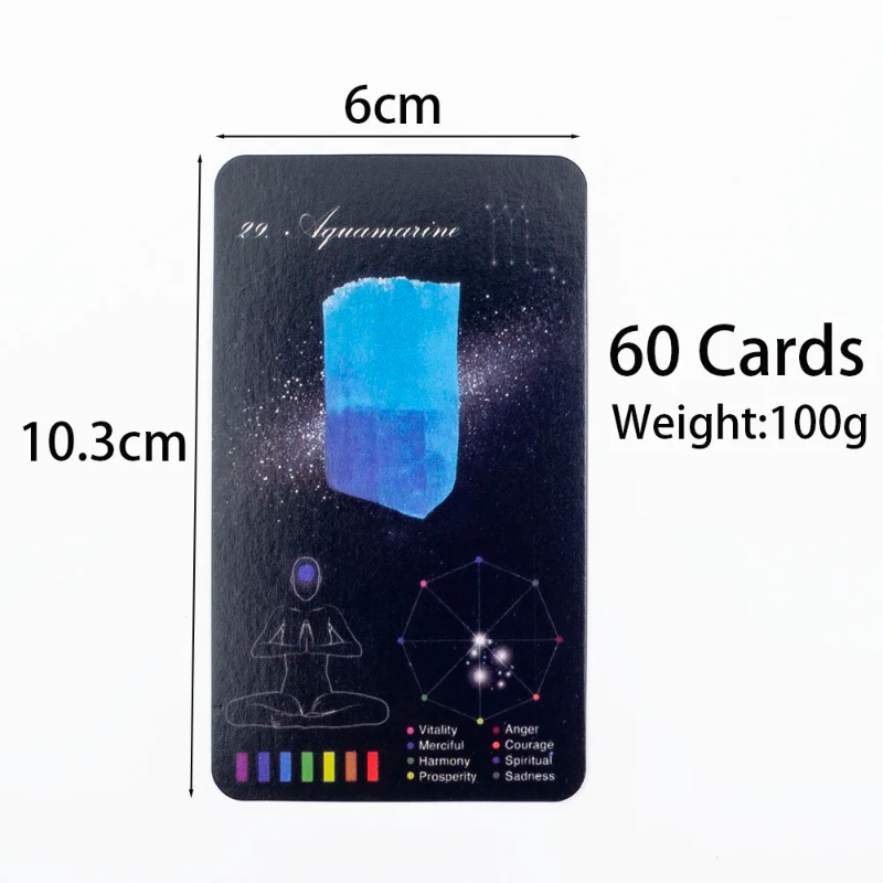 Crystals Healing Cards