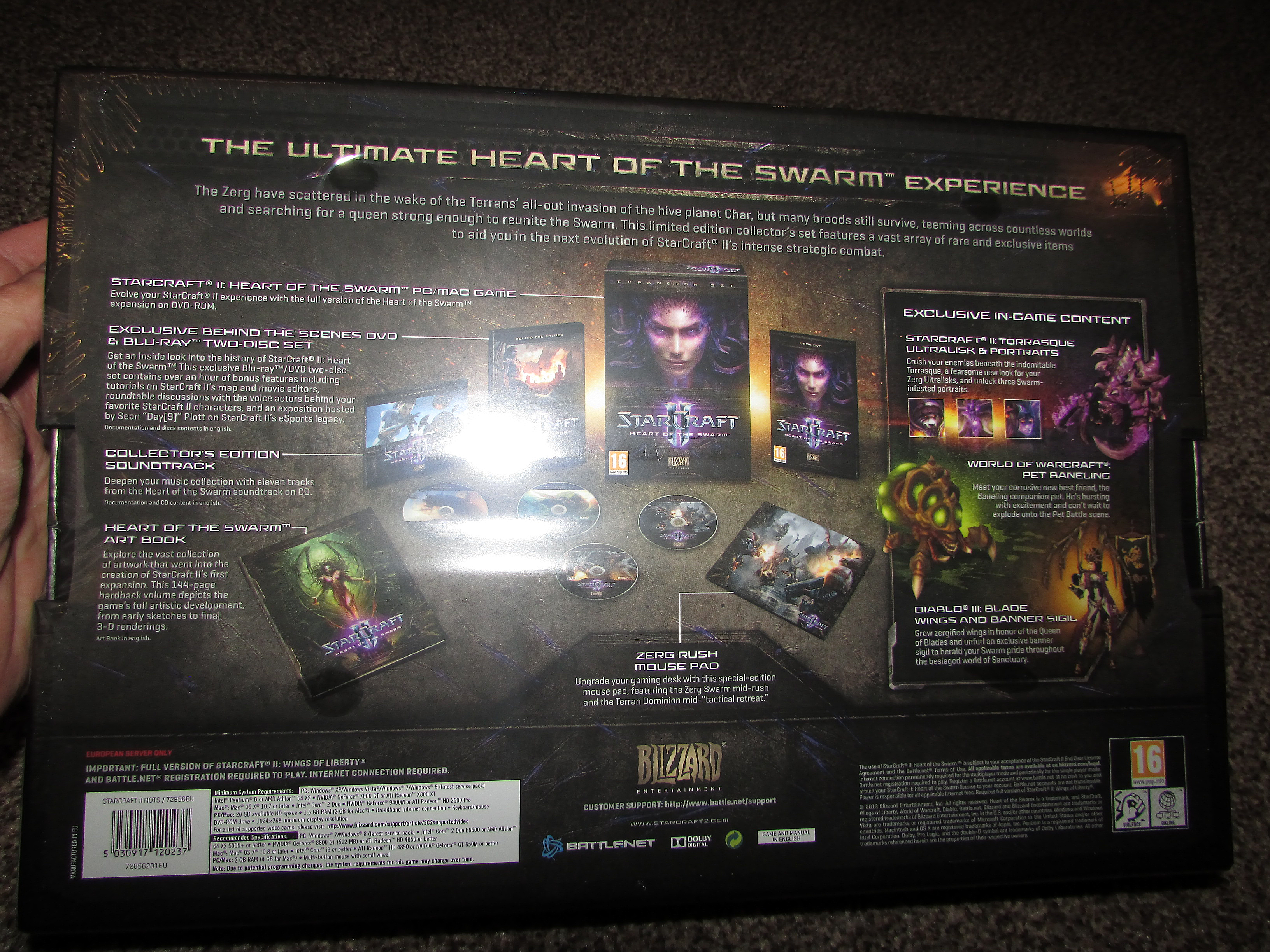 StarCraft II: Heart of the Swarm -Collector's Edition NEW PC